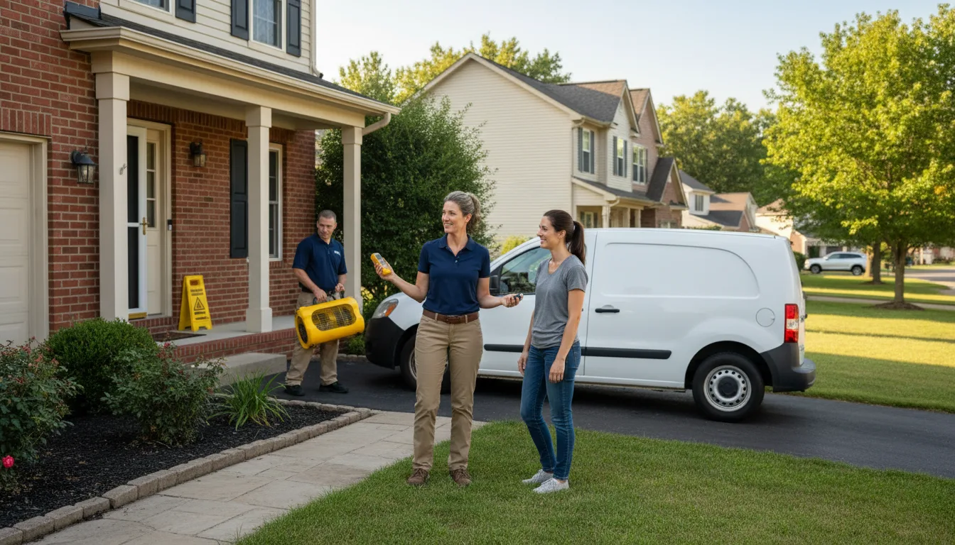 Water restoration image for Home Water Damage Repair in Shelby, NC
